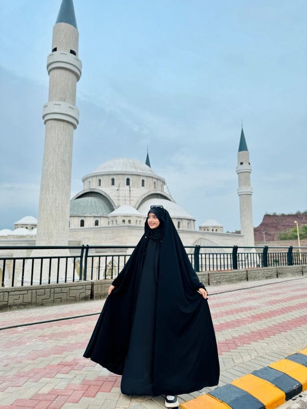 IRANI CHADAR WITH BUTTON [Nida Fabric]